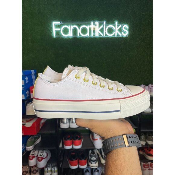 Converse Chuck Taylor Platform OX Womens Size 6.5 Shoes White Casual 173159C - Picture 2 of 8